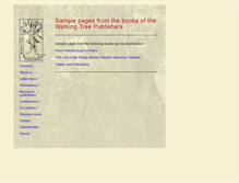 Tablet Screenshot of pages.walking-tree.org